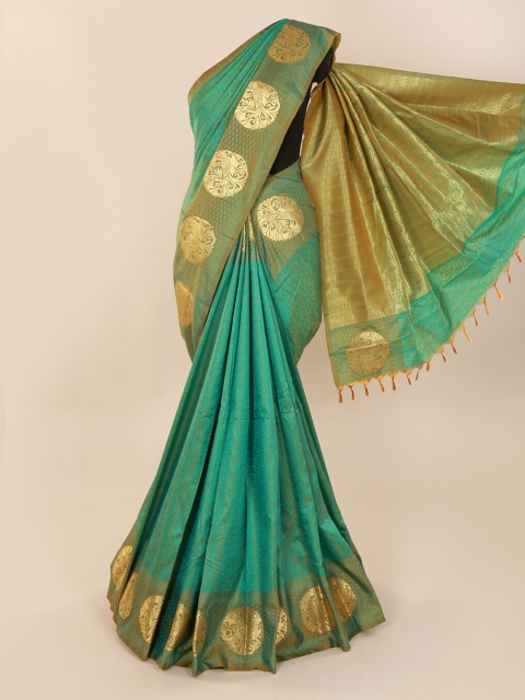 

Pothys Sea Green Woven Design Art Silk Saree
