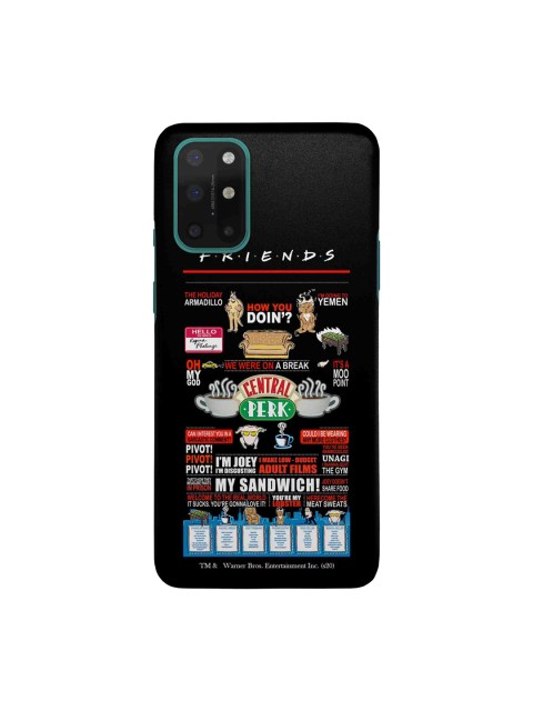 

macmerise Black & Red Friends Favorites Sleek OnePlus 8T Back Case