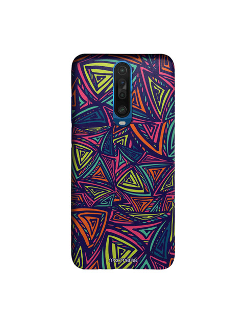 

macmerise Navy Blue & Pink Neon Angles Xiaomi Poco X2 Back Cover