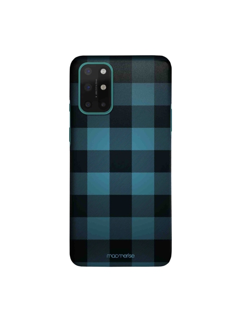 macmerise Blue & Black Checkmate OnePlus 8T Back Cover
