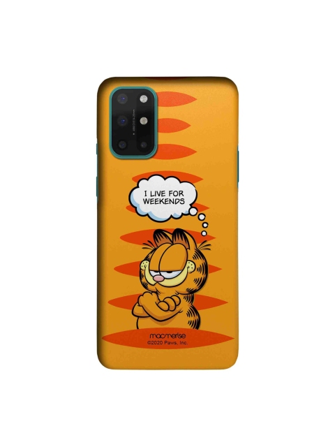 

macmerise Orange & White Living For Weekends Sleek OnePlus 8T Case