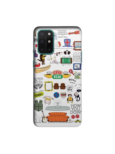 

macmerise White & Black Printed OnePlus 8T Back Cover