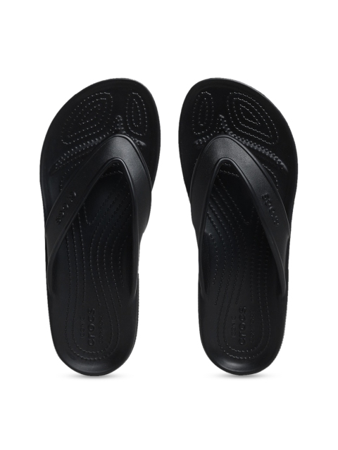 

Crocs Classic Unisex Black Solid Thong Flip-Flops