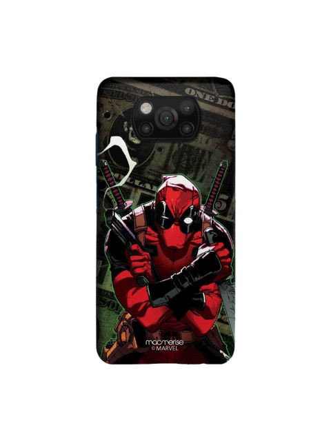 

macmerise Red & Black Deadpool Dollar Xiaomi Poco X3 Back Case