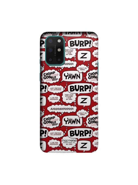 

macmerise Red & White Moods Of Garfield OnePlus 8T Back Cover