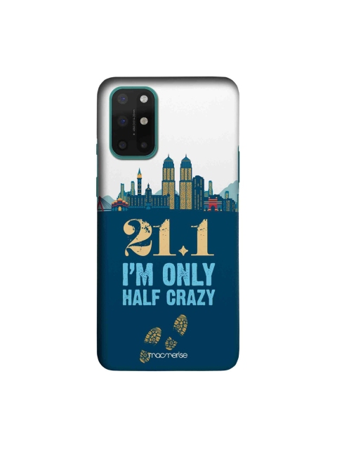 

macmerise Blue & White Half Crazy Sleek OnePlus 8T Back Case