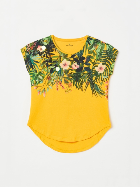 

Fame Forever by Lifestyle Girls Yellow Printed Top