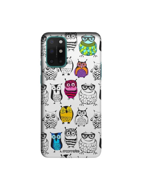 

macmerise White & Pink Owl Art OnePlus 8T Back Cover