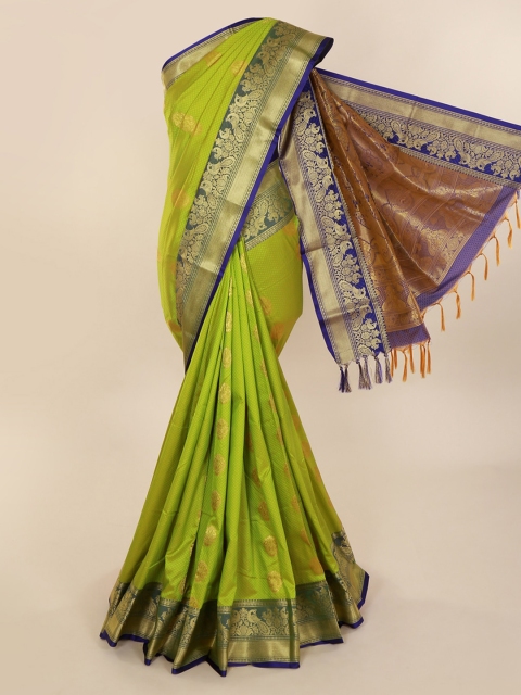 

Pothys Green Woven Design Art Silk Saree
