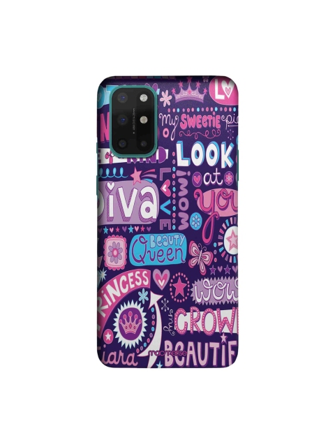 

macmerise Purple & Pink Diva Diaries OnePlus 8T Back Cover
