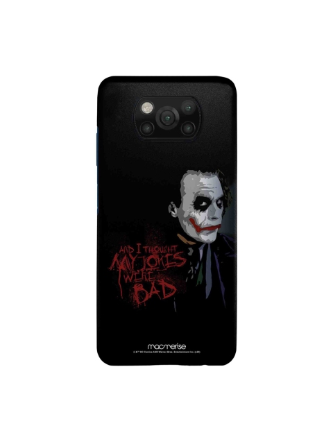 

macmerise Black & Off-White Jokers Sarcasm Xiaomi Poco X3 Back Case