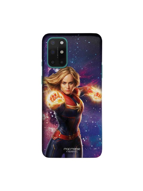 

macmerise Blue & Red Fierce Captain Marvel OnePlus 8T Sleek Back Case