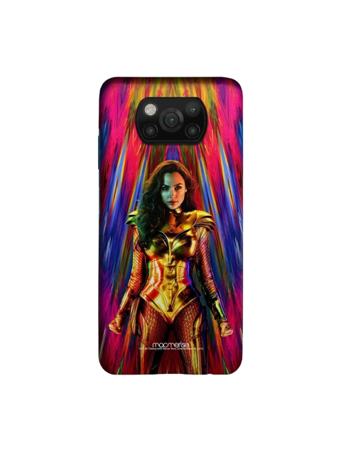 

macmerise Pink & Gold-Coloured Vigorous Wonder Women Xiaomi Poco X3 Back Case