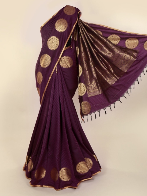 

Pothys Violet Printed Art Silk Saree