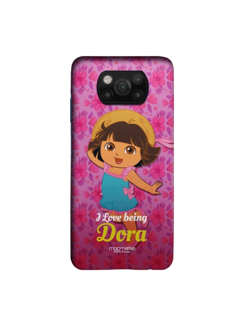 

macmerise Pink & Purple Lovely Dora Sleek Xiamoi Poco X3 Back Case