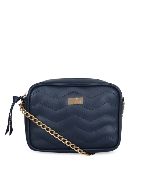 

yelloe Blue Solid Sling Bag