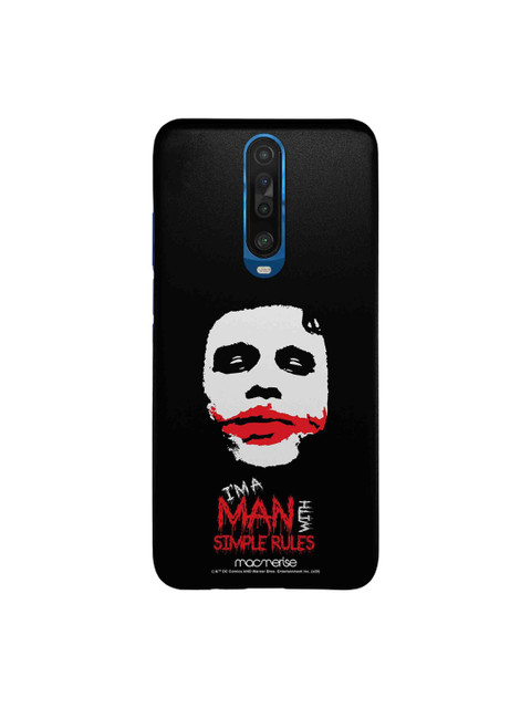 

macmerise Black & White Man With Simple Rules Sleek Xiaomi Poco X2 Back Cover
