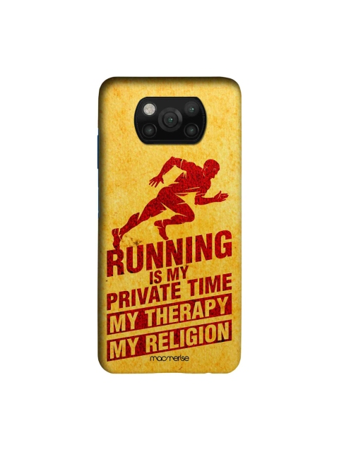 

macmerise Yellow & Red Religion Of Running Xiaomi Poco X3 Back Case