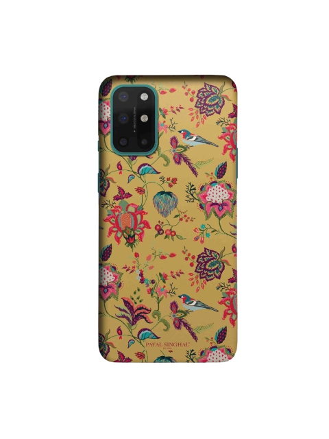 

macmerise Mustard Yellow & Pink Chidiya By Payal Singhal Sleek OnePlus 8T Case