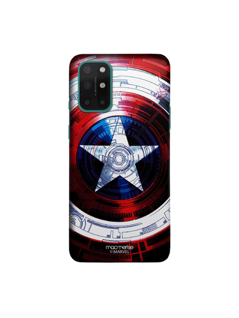 

macmerise Red & White Superhero Captains Shield Decoded Sleek OnePlus 8T Case