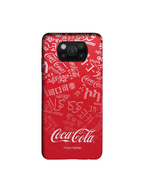 

macmerise Red & White I Speak Coke Xiaomi Poco X3 Back Cover