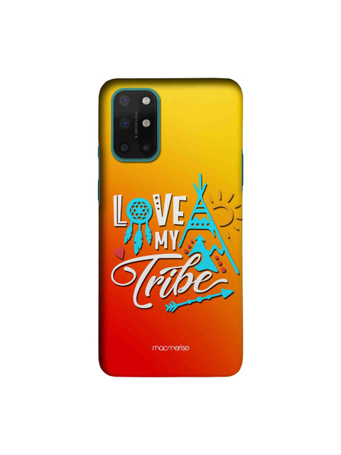 

macmerise Yellow & Orange Love My Tribe Sleek OnePlus 8T Back Cover