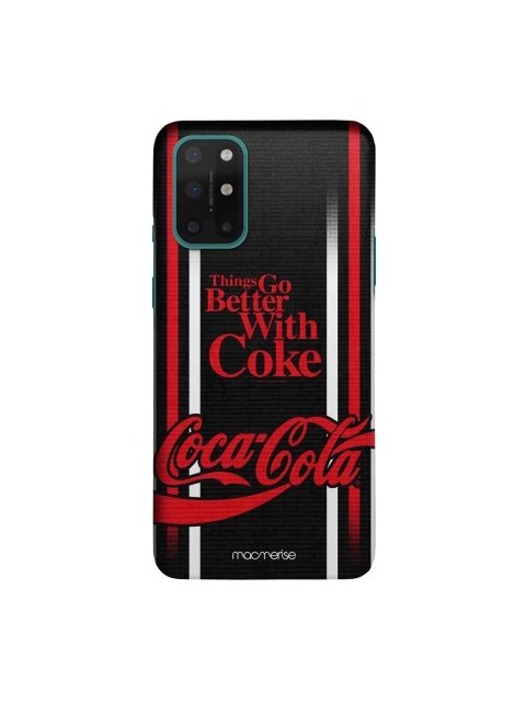 macmerise Black & Red Better With Coke OnePlus 8T Back Cover