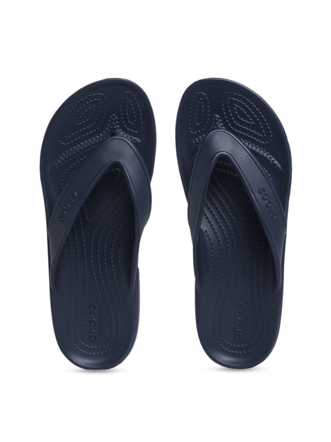 

Crocs Classic Unisex Navy Blue Solid Thong Flip-Flops