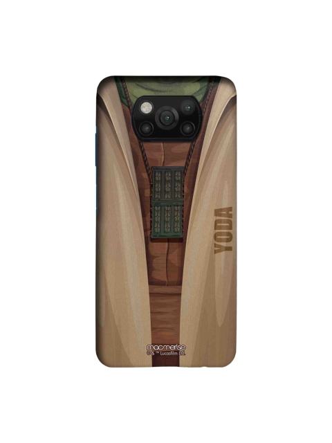 

macmerise Brown & Green Attire Yoda Sleek Xiamoi Poco X3 Back Case