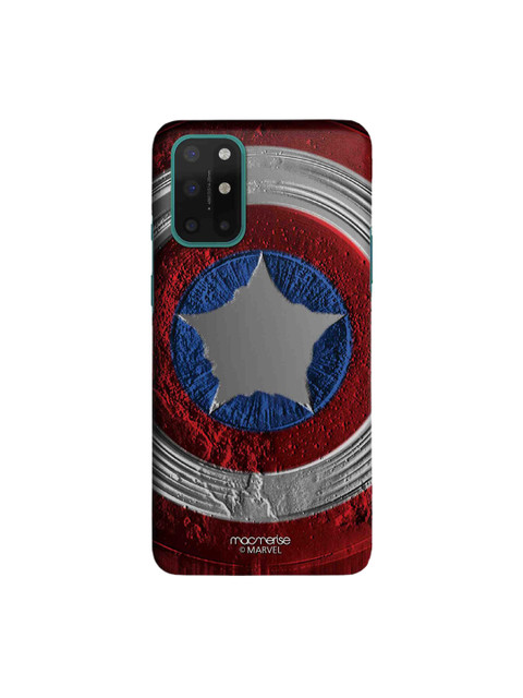 

macmerise Red & Blue Stoned Shield Printed OnePlus 8T Back Case