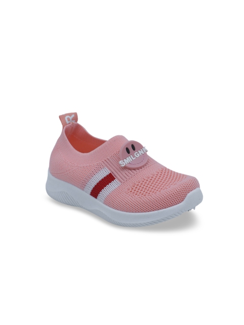

FEETWELL SHOES Boys Pink Slip-On Sneakers