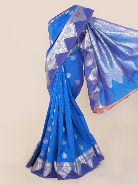 

Pothys Blue Woven Design Art Silk Saree