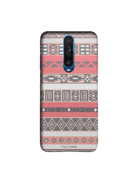 

macmerise Peach-Coloured & Grey Aztec Print Xiaomi Poco X2 Sleek Mobile Case