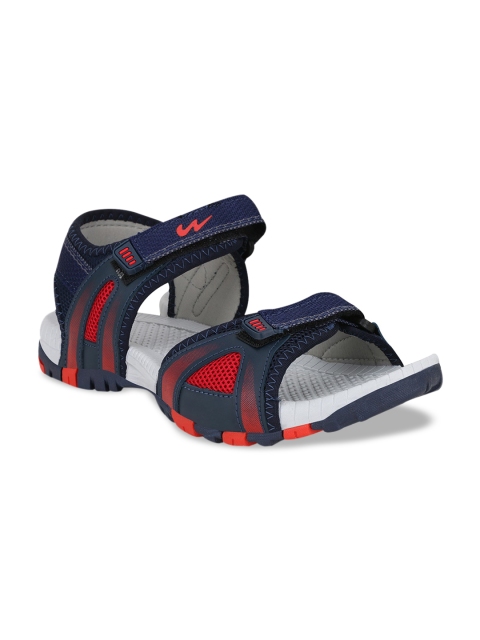 

Campus Men Blue & Red Comfort Sandals