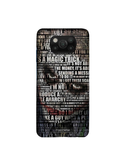 

macmerise Brown & White Joker Printed Xiaomi Poco X3 Back Case