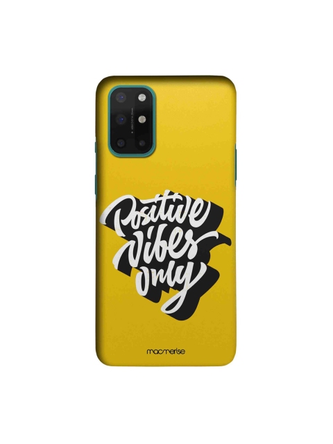 

macmerise Yellow & White Positive Vibes Only Printed OnePlus 8T Back Case