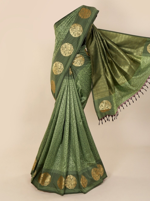 

Pothys Green Woven Design Art Silk Saree