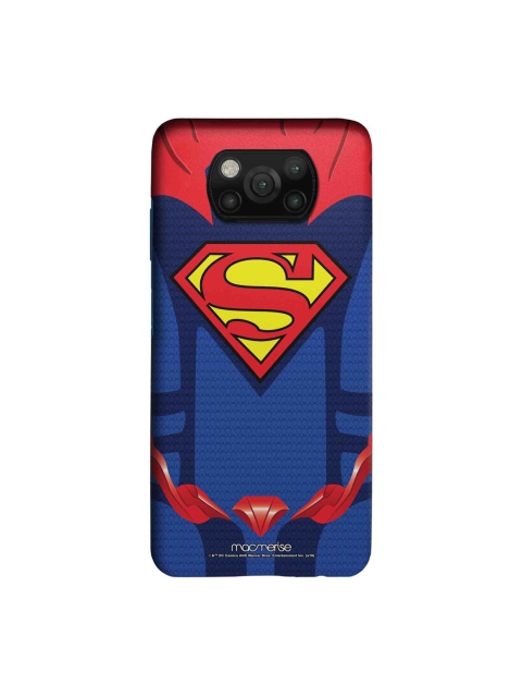 macmerise Blue & Red Suit Up Superman Sleek Xiaomi Poco X3 Case