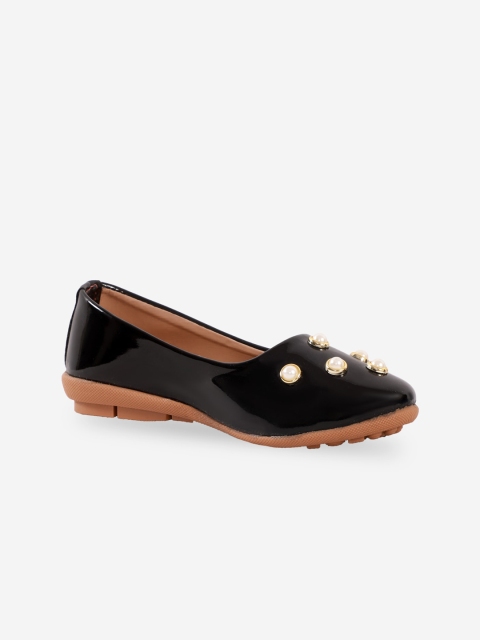 

Chipbeys Girls Black Embellished Ballerinas