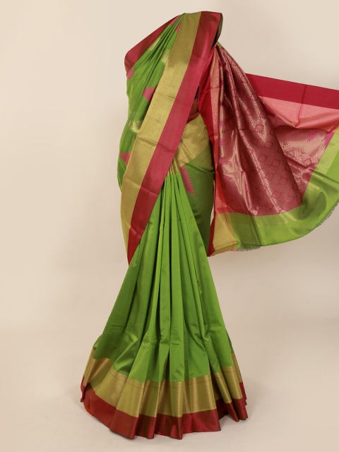 

Pothys Green Woven Design Art Silk Saree