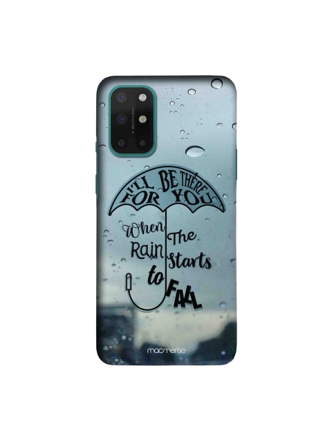 

macmerise Blue & Black Be There for You OnePlus 8T Sleek Back Case