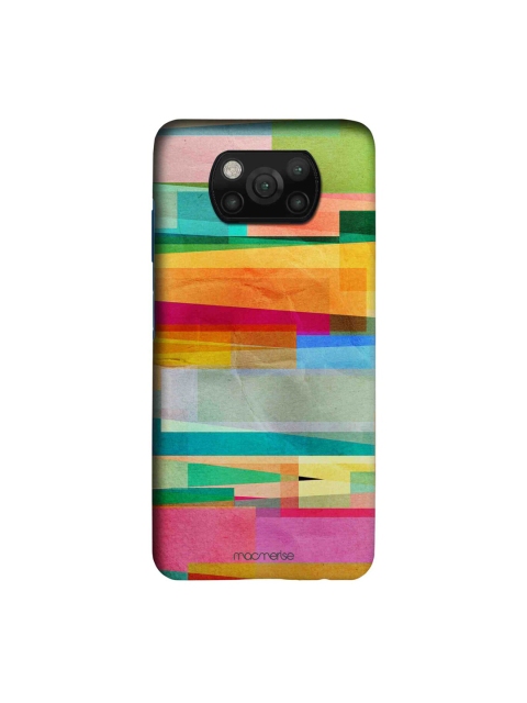 

macmerise Yellow & Blue Abstract Fusion Xiaomi Poco X3 Back Cover