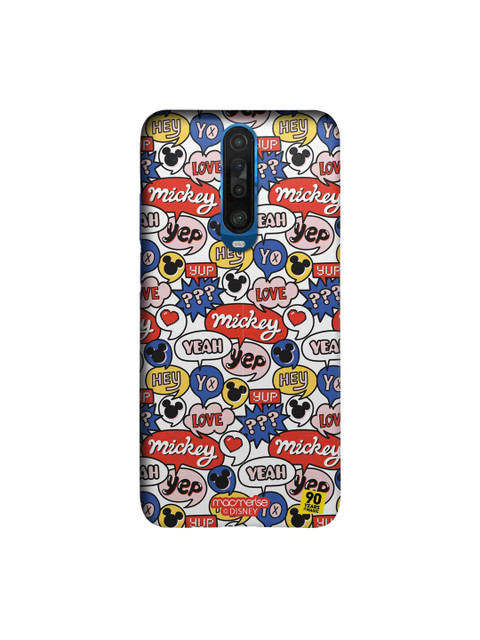 

macmerise Multicoloured Mickey Doodle Sleek Xiaomi Poco X2 Case, Multi