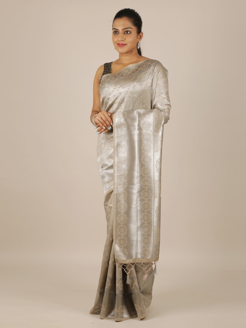 

Pothys Beige Woven Design Art Silk Saree