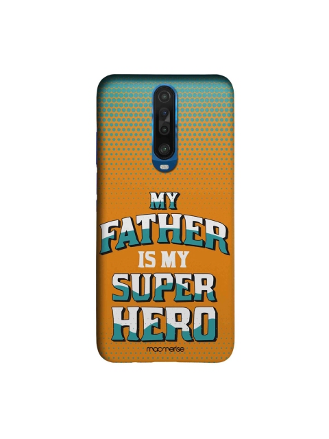 

macmerise Mustard Yellow & Teal Blue My Father My Super Hero Xiaomi Poco X2 Back Case
