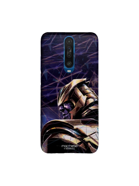 

macmerise Purple & Gold-Toned Thanos On Edge Printed Xiaomi Poco X2 Sleek Back Cover
