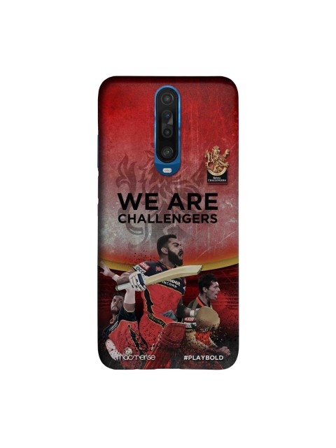 

macmerise Red & Black RCB Rejoice Xiaomi Poco X2 Back Cover