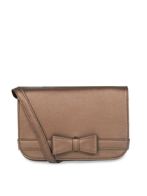 

Toteteca Gold-Toned Solid Sling Bag