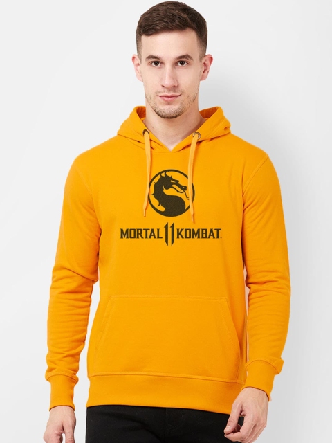 

Free Authority Men Yellow Mortal Kombat Printed Hooded Sweatshirt