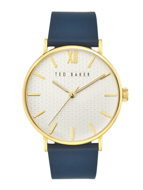 

Tedbaker Men Blue & Off-White Analogue Watch BKPPGS003